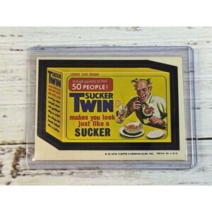 1976 Topps Wacky Packages 16th Series - Sucker Twin